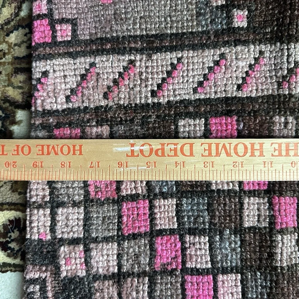 Vintage Kilim Pillow Case 19x19 inch Turkish Tribal Cushion Cover Handwoven Wool